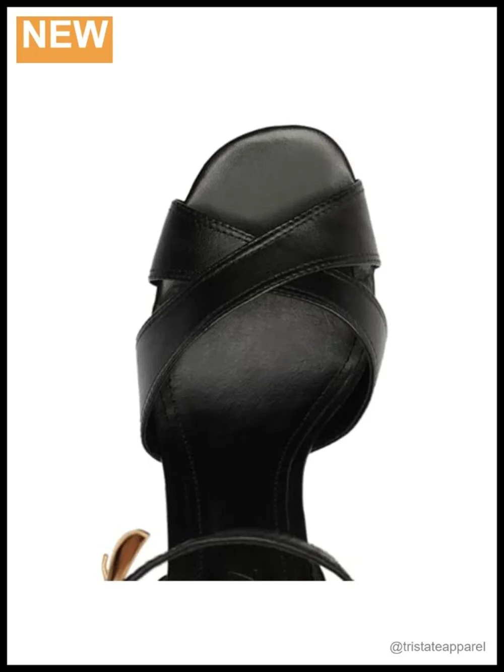 Platform Block Heel Sandal Leather Ankle Strap Evening Party